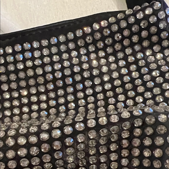 ZARA Elegant Black Rhinestone Women's Bag - Picture 3 of 5